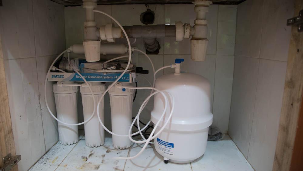 Installed Reverse Osmosis system