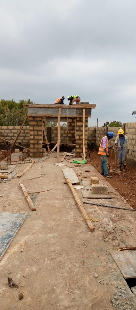 Construction of the control room